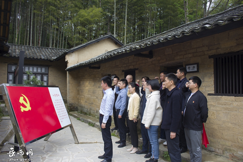 皖岳集团赴王步文故居纪念馆开展党史学习教育